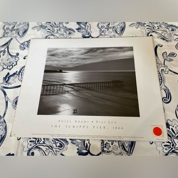 Other - NEW! The Scripps Pier Black & White Photo Poster Art by Amstel Adams Fiat Lux 19